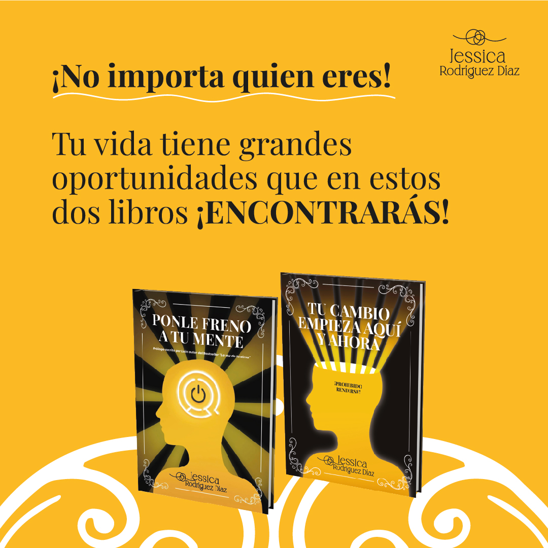 ¡NO IMPORTA QUIEN ERES!

Tu vida tiene grandes 
oportunidades de que 
en estos dos libros

 ¡ENCONTRARÁS!